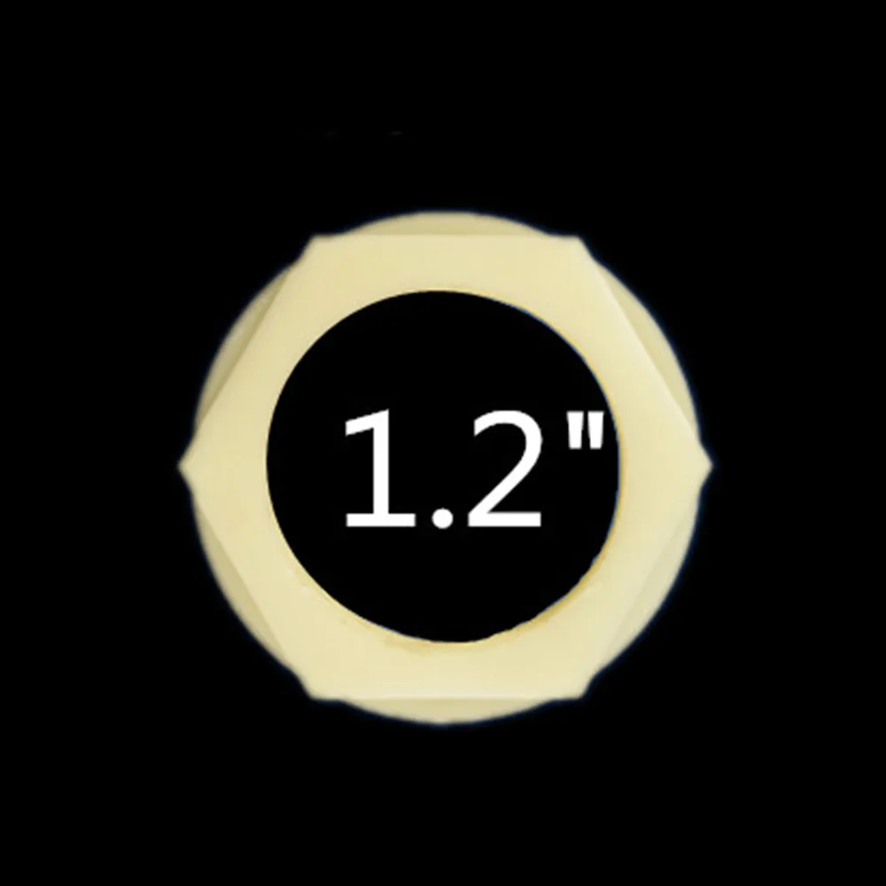 1.2 1 шт. 1/" 1/4" 3/" 1/2" 3/" внутренняя резьба пластиковые гайки фиксирующая гайка наружная Шестигранная крепежная гайка с уплотнительным кольцом - Цвет: 1.2