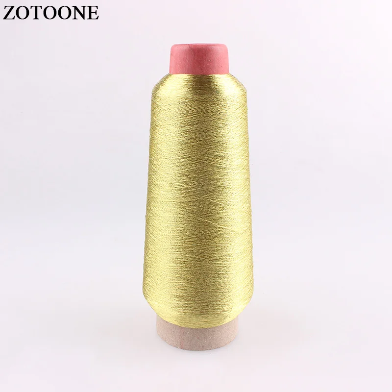 ZOTOONE 3500 м/рулон DMC нить металлик DIY швейная ткань аксессуары для одежды вышивка Золотые Нитки для шитья устройство для поделок
