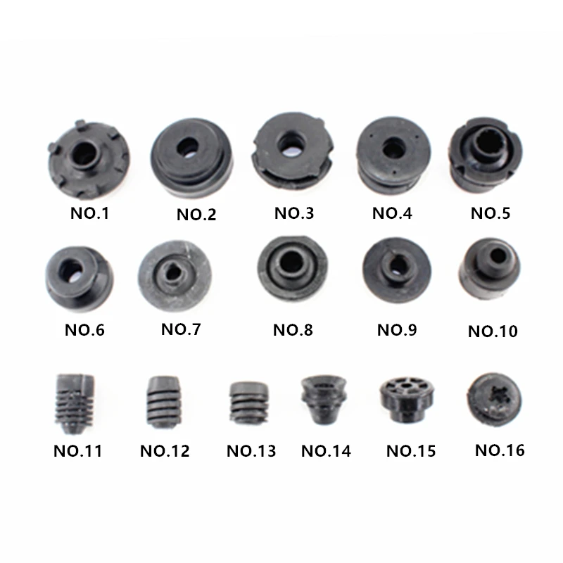 

2PCS Auto water tank condenser radiator frame bracket fixed rubber pier positioning buffer rubber fastener clips for all cars