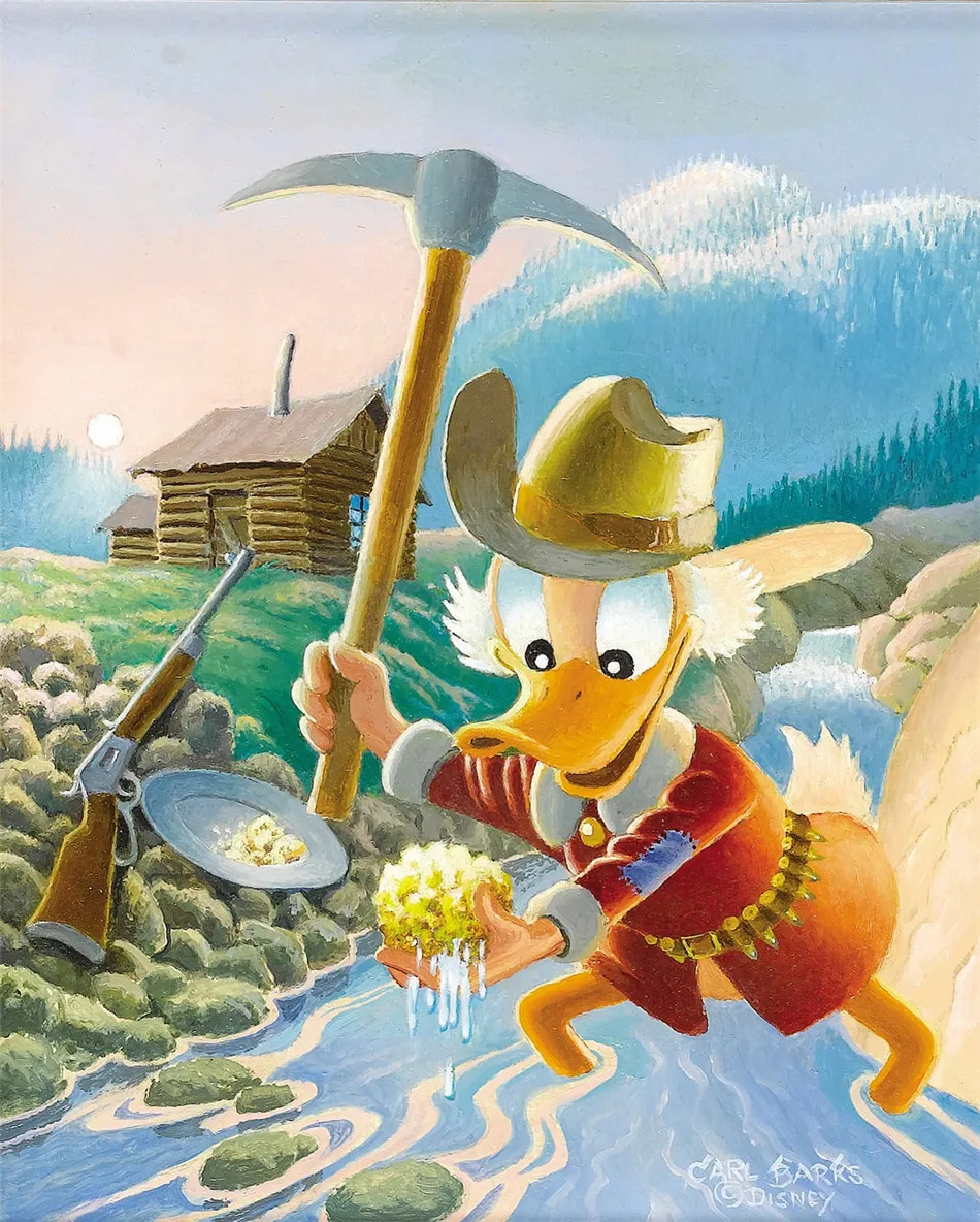 Scrooge McDuck HD холст с принтом художественное оформление Современный домашний декор