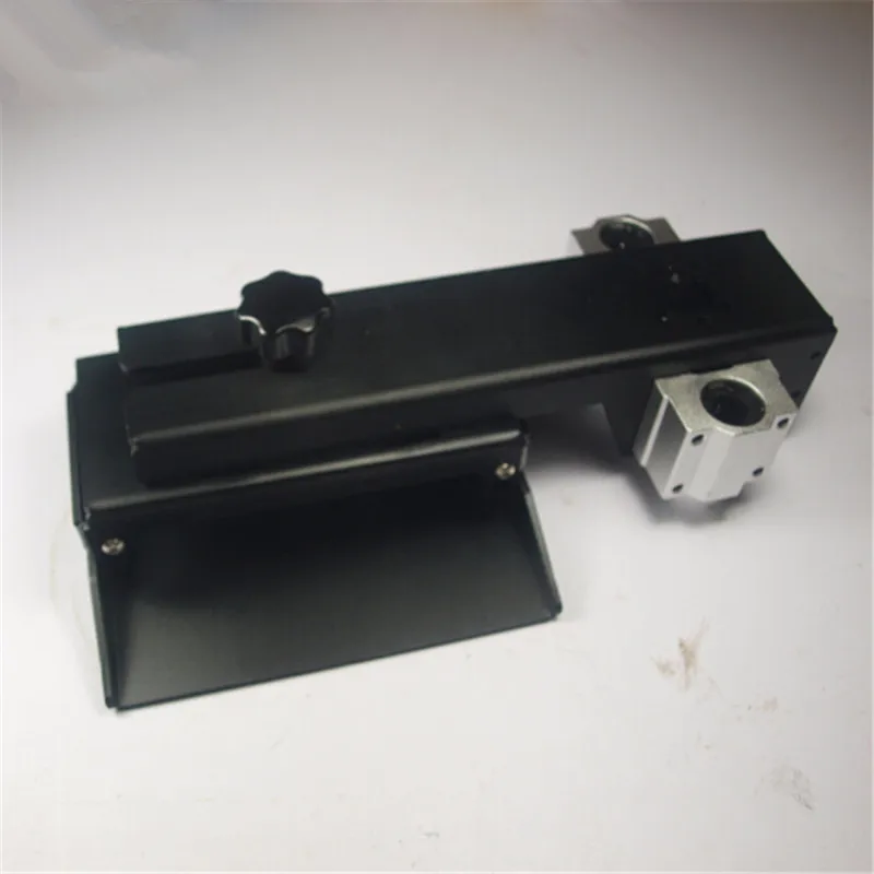 A Funssor black anodized Z axis build plate Form Z axis aluminum build platform kit For DLP SLA 3D printer