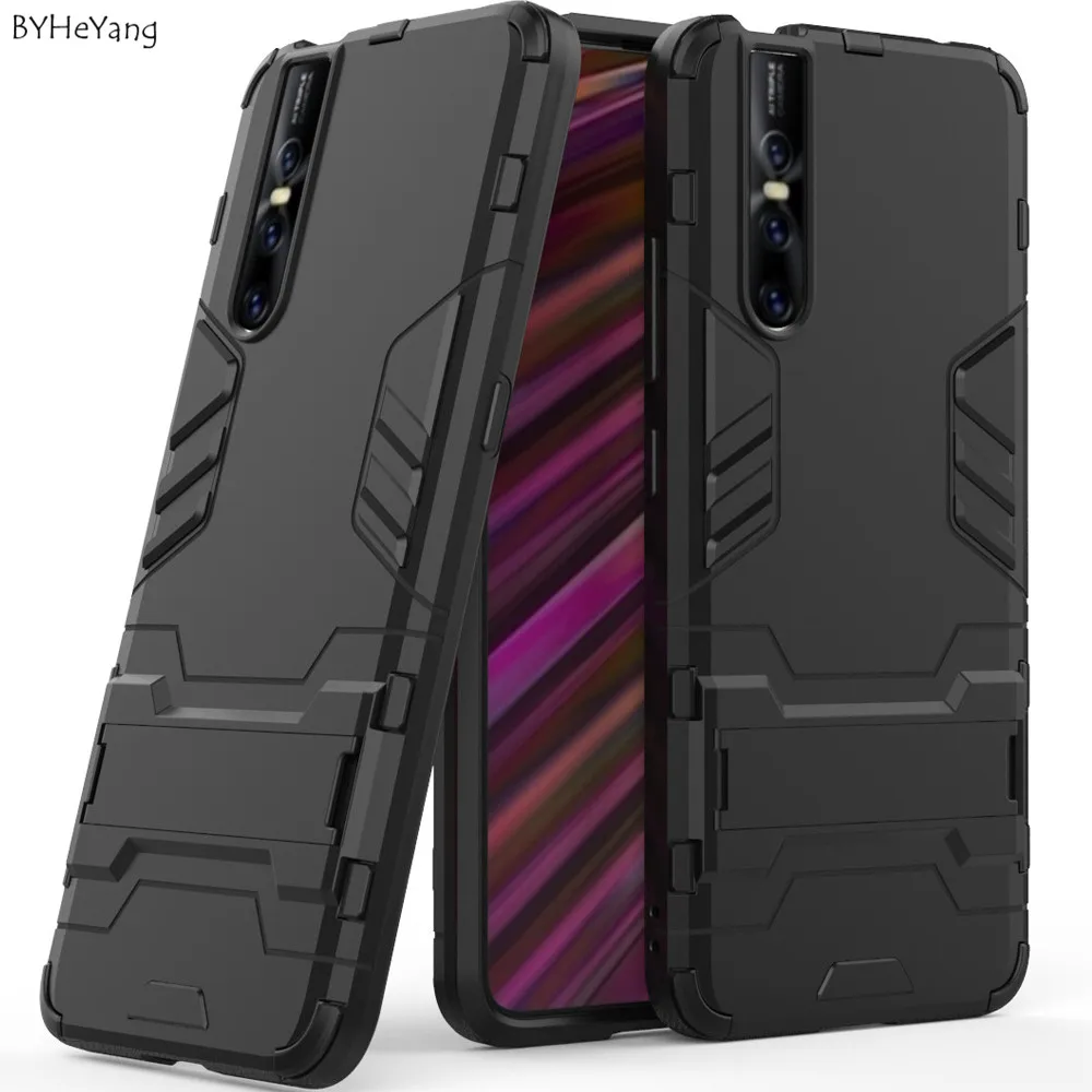 for vivo V15 Pro Shockproof Hard Phone Case for vivo V15 Pro Luxury Hybrid Silicone PC Rugged Armor Case Back Cover On V15 Pro