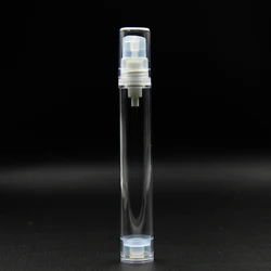 Botella de Vacío de Alta Calidad de 10 Ps, vacía, Clara, de 15 Ml con Bomba de Tratamiento Botella de Vacío de Alta Calidad de 10 Ps, vacía, Clara, de 15 Ml con Bomba de Tratamiento