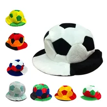 Шляпа футбольных фанатов с флагом мира, шляпа клоуна, головной убор, сувенир, украшение для футбольных фанатов