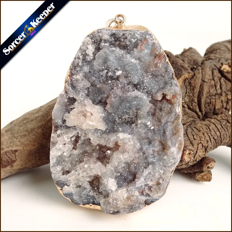 

Natural Stone Polished Agates Geode Quartz Crystal Cluster Druzy Drusy Elestial Skeletal Agates Specimen Fit Jewelry Making A432