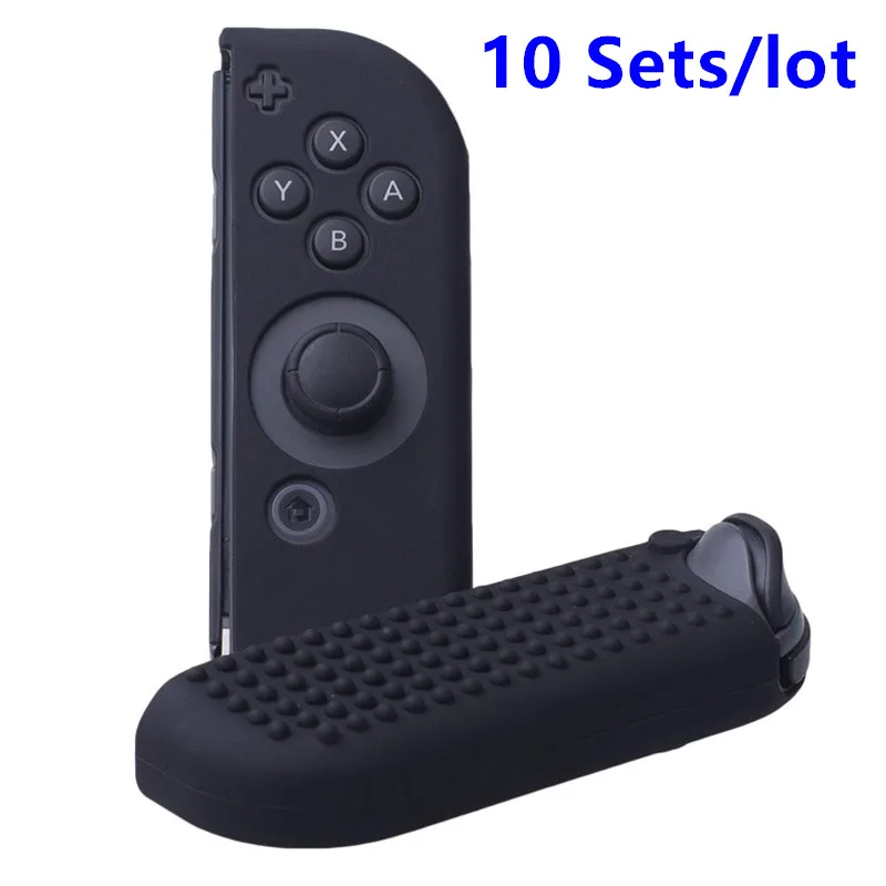 

10 Sets Nintend Switch JOY-CON Soft Silicone Protective Skin Shell Case For Nintendos switch Joy con Durable Cover Anti Slip