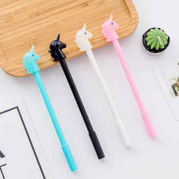 

Cute unicorn cartoon gel pen kids writing pens kawaii stationery caneta material escolar office school supplies papelaria