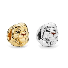 2019 nouveau réel 925 argent Sterling le Lion roi Simba charme Fit Bracelet Pandora Simba Timon
