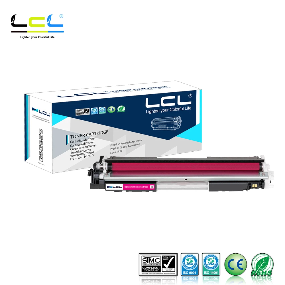 Любой тонер картридж 1 LCL 130A CF350A CF351A CF352A CF353A (1 упаковка) совместимый с HP Color LaserJet Pro