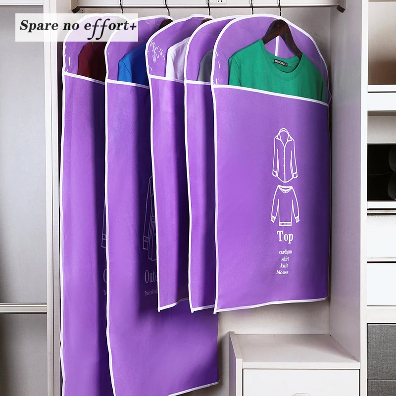 تخزين حقيبة الملابس دعوى معطف الغبار غطاء حامي القضية للملابس organizador خزانة للملابس organizador