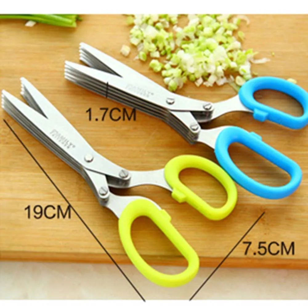 Stainless-Steel--5-Layers-Kitchen-Scissors-Multi-functional-Shredded-Cut-Herb-Green-Onion-Cut-Scissors-Spices-Kitchen-Tool-Knife-KC1057 (3)