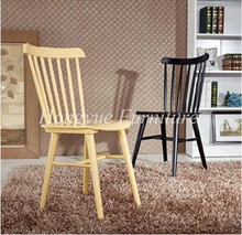 Living room oak wood dining chair set furniture sale