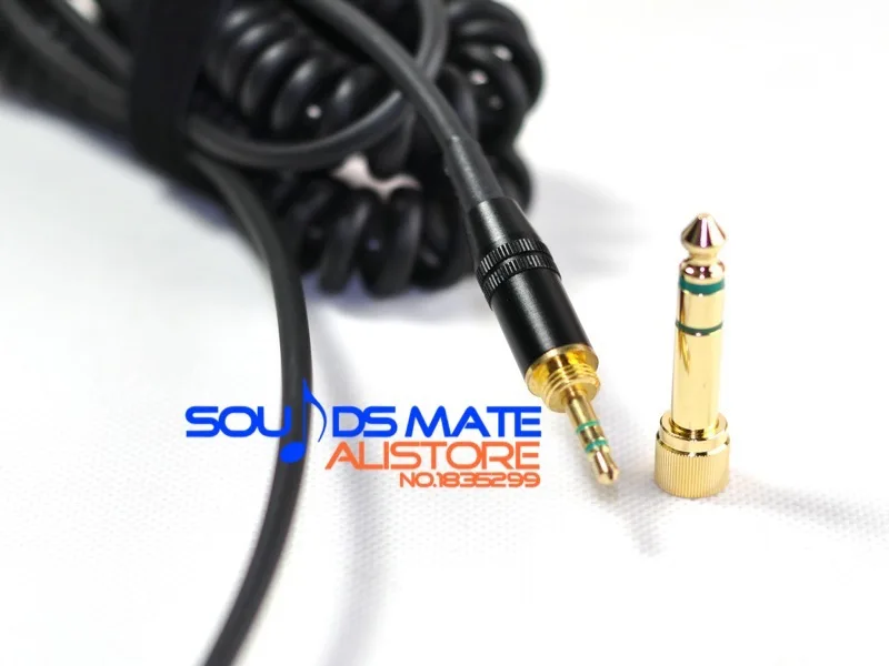 Replacement DJ Headphone Cable Cord Wire Line Plug For SONY MDR 7506 V6 CD700 900ST Repair Parts Headsets