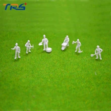 1 87 HO Scale Workmen 50Pcs Train Workers Figures Unpainted Little People Model Building Layout Toy