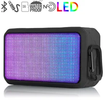 LED portable Bluetooth speaker Lantern Outdoor bicycle bicycle card subwoofer waterproof