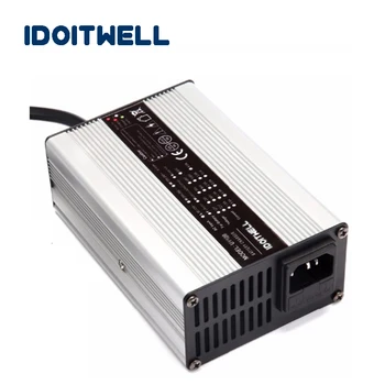 

Professional Custom current adjustable 48V lead acid battery charger 55.2V 10A 5A charger for 48V 100AH VRLA SLA AGM GEL battery