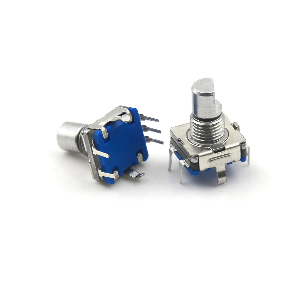 5Pcs/lot 12mm Rotary Encoder Push Button Switch Keyswitch Electronic Components Drop Ship