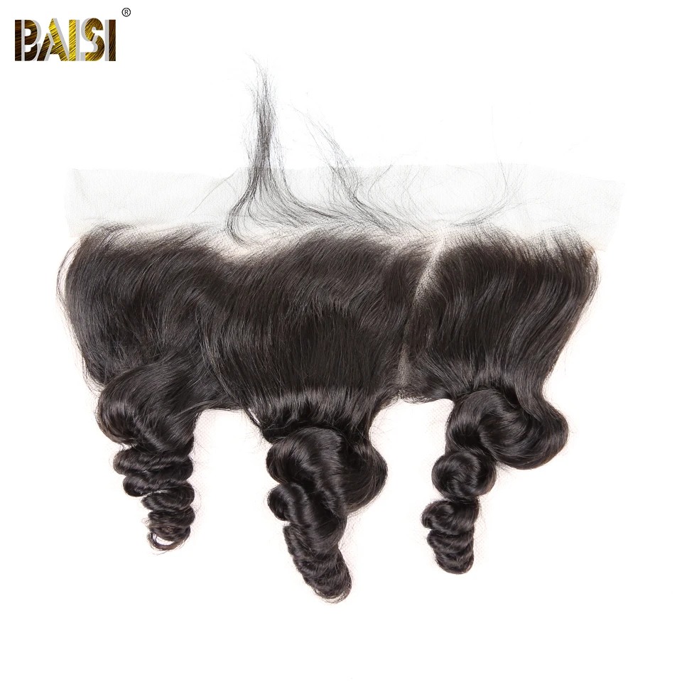 BAISI Волосы Бразильские свободные волнистые девственные волосы 100% необработанные человеческие волосы плетение 3 пучка с кружевной