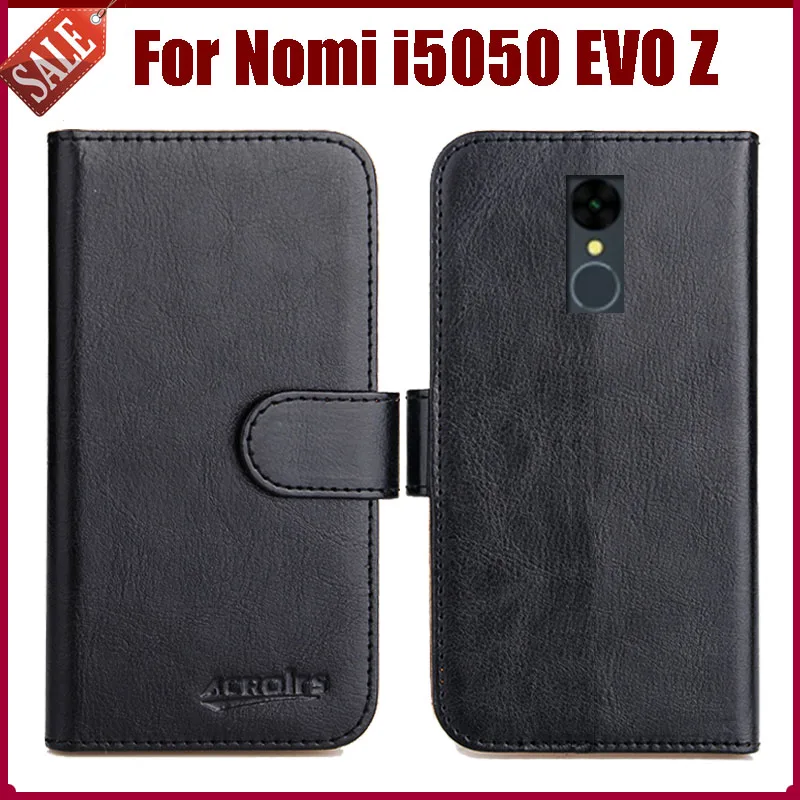 

Hot Sale! Nomi i5050 EVO Z Case New Arrival 6 Colors High Quality Flip Leather Protective Cover For Nomi i5050 EVO Z Case