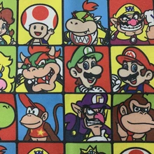 145*90 см Супер Марио Bros волокна ткани водонепроницаемый Оксфорд ткань для лоскутное ПВХ DIY швейная скатерть сумка плащ