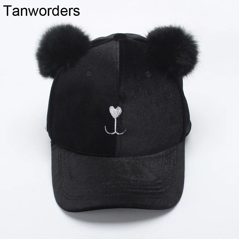 cute black baseball caps