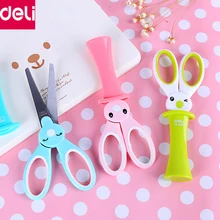 Deli Children font b Scissors b font Cute Kawaii Rabbit font b School b font font