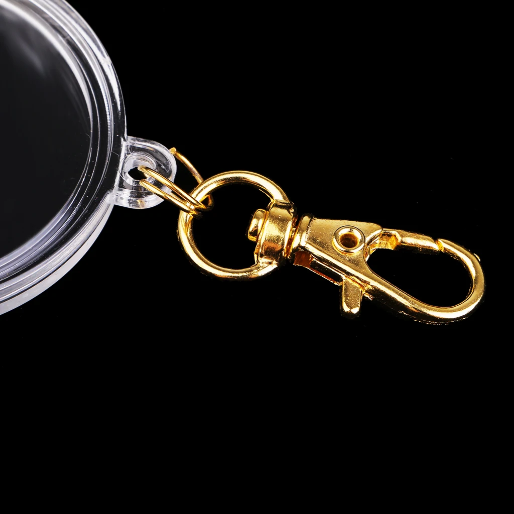 Multi-Fonction Coin Holder Keychain Coin Storage Key Ring DIY Photo Frames Home Decor