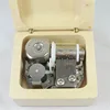 Wind Up Wood Music Box with Sankyo Mechanism, Jurassic Park Theme 4