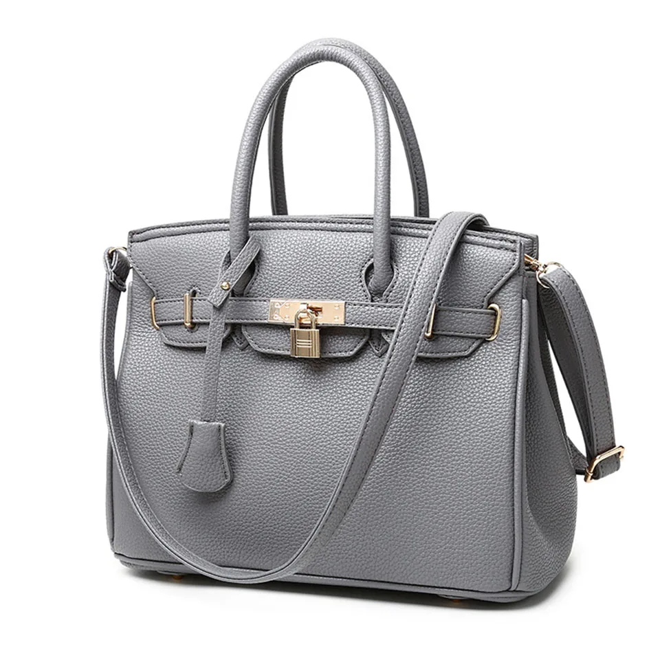 

DIMINUTIVE 2018 Promotions 100% Genuine Leather Luxury Handbags Designer Women Bags Female Briefcase Vintage Lock Shoulder Bag