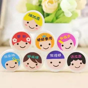 

4pcs/lot cute cartoon rubber eraser Korean creative stationery school supplies papelaria kids gift learning supplies