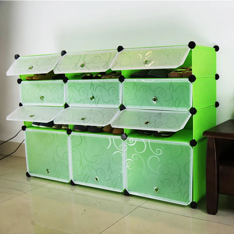 Plastic entrance accommodating large-capacity multi-functional modern minimalist shoe storage cabinet dust composition Whol | Инструменты