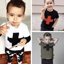 Новинка года, футболка для маленьких мальчиков Одежда для маленьких девочек с крестиками футболки для маленьких девочек Детские футболки Roupa infantil meninos Camisetas