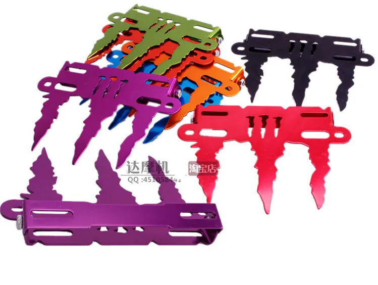 

Adjustable motorcycle number plate holder motorcycle plate motorcycle-license-plate-frame side plate bracket free shipping