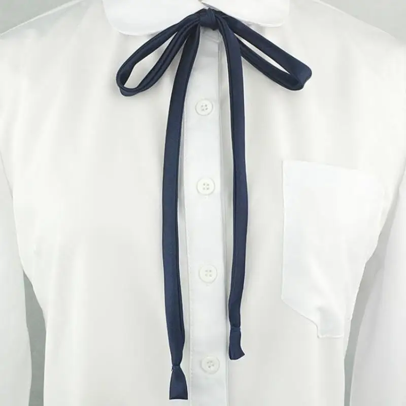 JK uniform collar rope girl collar rope flare sailor suit bow tie elegant Chic collar flower ribbon