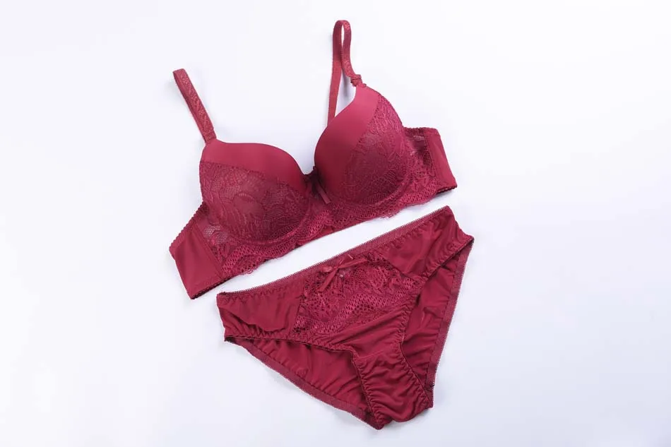 Artdewred ABC sexy bra set lace push up women underwear panty set cotton refreshing bra brief sets France lingerie suit french knickers set