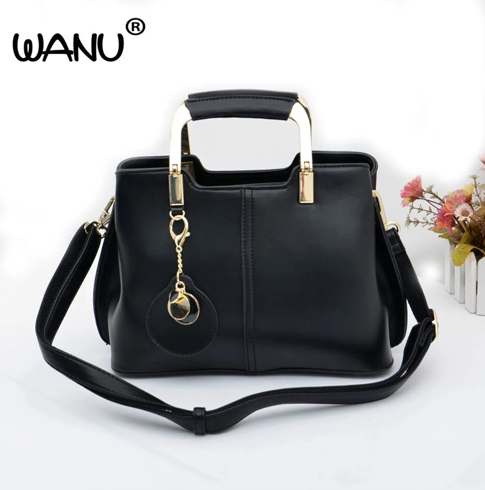 

WANU 2017 Female Good Quality Leather Shoulder Bags Women Crossbody Handbags  Fashion Brand Bags As Gift for Wife Mother Office