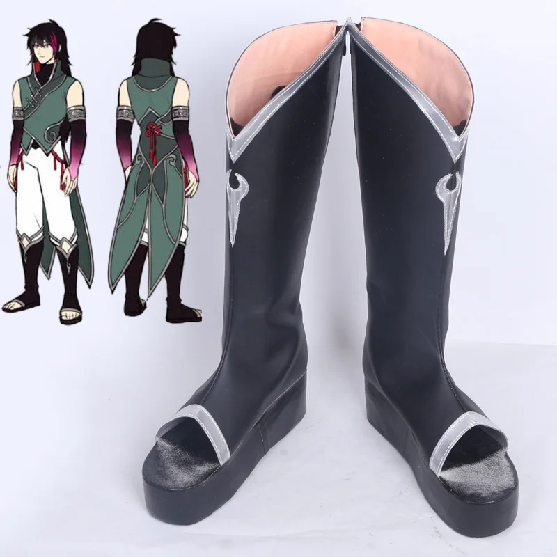 Бесплатная доставка ботинки для косплея аниме RWBY Lie Ren 2 варианта ручная работа