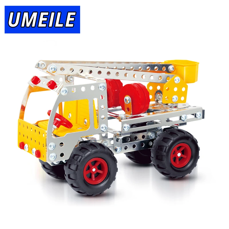 UMEILE бренд 3D металлическая головоломка винт игрушки город строительная машина экскаватор мальчик взрослый подарок собрать модель сборки