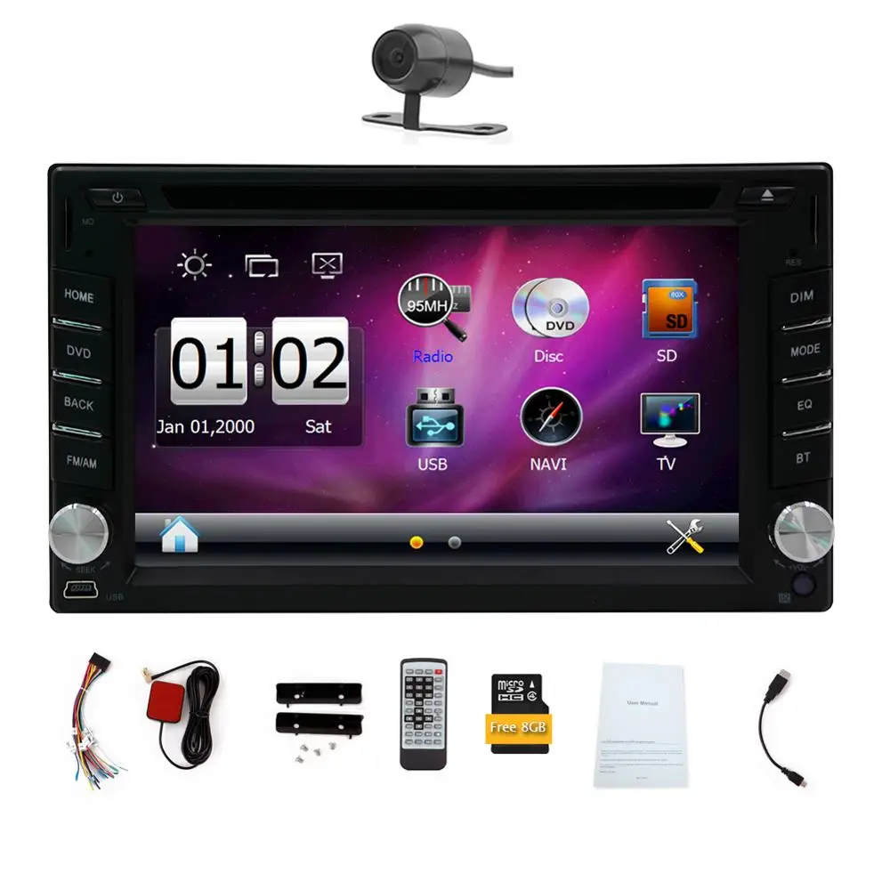 Top Backup camera+Andriod 6.0 Double 2Din 7" Car Stereo GPS Radio WiFi Mirror DVD Player in dash head unit car radio stereo gps map 10 Top Backup camera+Andriod 6.0 Double 2Din 7" Car Stereo GPS Radio WiFi Mirror DVD Player in dash head unit car radio stereo gps map 10