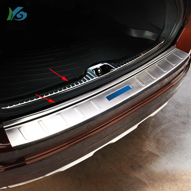 Stainless steel Rear Bumper Protector Sill Plate for Volvo 2015-2017 XC-60 XC60