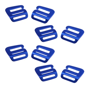

8Pcs 1inch G Hook Webbing Buckle Adjuster Fastener Silder for 25mm Width Backpack Strap Outdoor Small Tools
