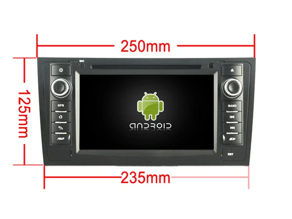 7 Inch IPS Android 9.0 Octa Core Car DVD GPS Player For AUDI A6 S6 RS6 Auto Radio Multimedia Stereo Navigation BT WIFI/4G CANBUS