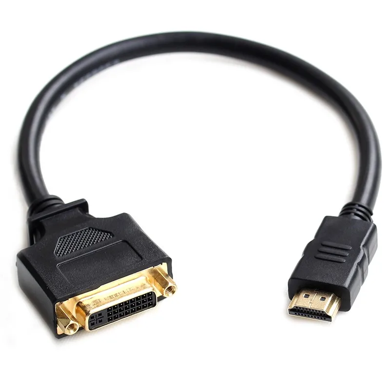 100 шт. HDMI/DVI 24+ 5 Женский Кабель-адаптер для LCD DVD HDTV xbox PS3 ПК компьютера MAC