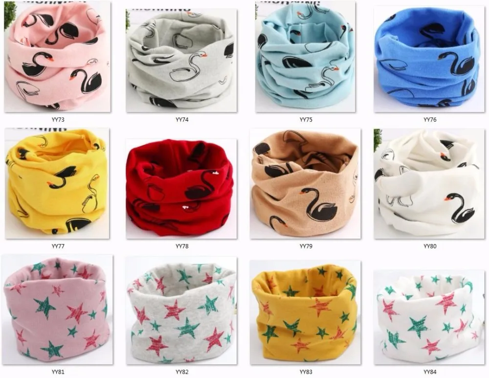 Spring Scarf for Baby Girls Children Scarf Collar Boys Kids Thick Warm Neck Scarves Baby Ring Scarf Autumn Winter Neckchief