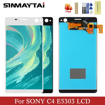 

LCD FOR sony Xperia c4 lcd display C 4 E5303 E5306 E5333 E5343 E5353 E5363 LCD Touch Screen Digitizer Assembly with Frame For C4