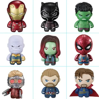 

A this character! All 12 kinds of MARVEL Avengers Guardians of the Galaxy Groot Captain America Iron Man Hulk figure