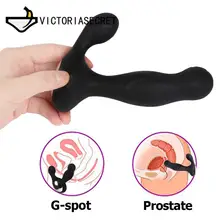 Vibrating Prostate Anal Plug Vibrator 10 Speeds Vibrating Wireless Prostate Massager Anal Sex Toys Remote Butt Plug Anal Toys usb charging wireless remote dual vibrating prostate massager warm vibrator anal plug smart heating butt plug man anal sex toys