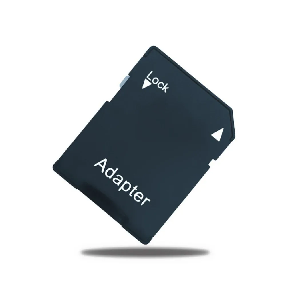 

10Pcs/lot TF Memory Card To Micro SD Card Adapter Transfer Converter Black Color Plastic Microsd Mini TF Card Reader Adapter