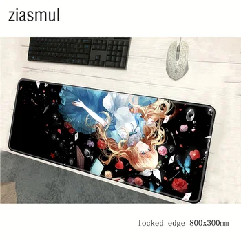 

alice mouse pad 800x300mm New arrival pad to mouse notbook mousepad cute gaming padmouse gamer to thick keyboard mouse mats
