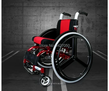 

Disabled sports wheelchair folding manual scooter